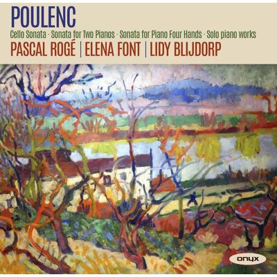 Onyx Poulenc: Cello Sonata, Sonata For Two Pianos, Sonata For Piano 4 Hands, Solo Piano Works Onyx Poulenc: Cello Sonata, Sonata For Two Pianos, Sonata For Piano 4 Hands, Solo Piano Works