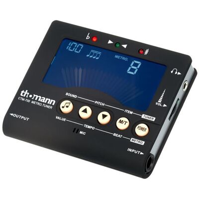 Krokatyczny tuner i metronom - Gitara, skrzypce, ukulele, bas Krokatyczny tuner i metronom - Gitara, skrzypce, ukulele, bas