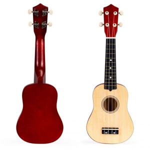 Ecotoys Gitara ukulele dla dzieci drewniana 4 struny nylonowe