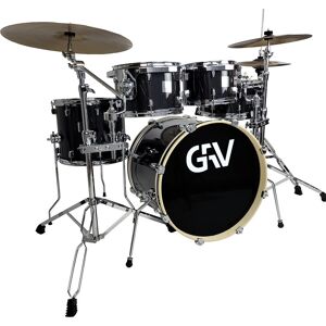 GRV Square Fusion Drum Set (BK) + Cymbals Set B20 GRV Square Fusion Drum Set (BK) + Cymbals Set B20