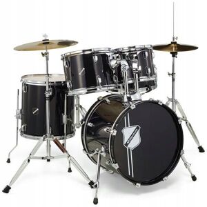 Millenium Focus 18 Drum Set Zestaw Perkusyjny Dla Początkujących Czarny Millenium Focus 18 Drum Set Zestaw Perkusyjny Dla Początkujących Czarny