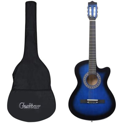 VidaXL 12-cz. zestaw z gitarą akustyczną z wycięciem, 6 strun, 38' VidaXL 12-cz. zestaw z gitarą akustyczną z wycięciem, 6 strun, 38'