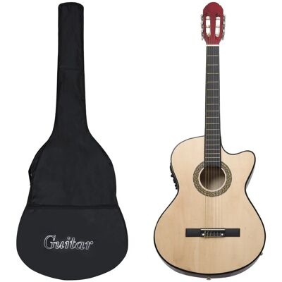 VidaXL 12-cz. zestaw z gitarą westernową, 6 strunami i equalizerem VidaXL 12-cz. zestaw z gitarą westernową, 6 strunami i equalizerem