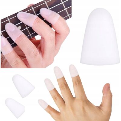 Inny producent 4X ANTYPOŚLIZGOWE NAKŁADKI OCHRONNE GRANIE GITARA NA OPUSZKI PALCÓW PALCE Inny producent 4X ANTYPOŚLIZGOWE NAKŁADKI OCHRONNE GRANIE GITARA NA OPUSZKI PALCÓW PALCE