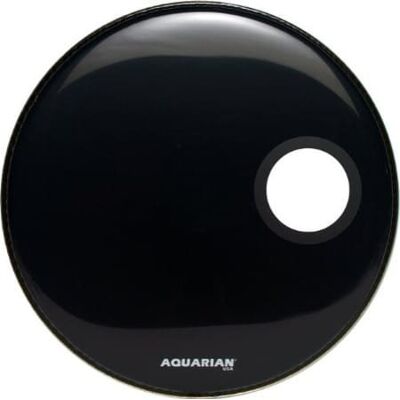 AQUARIAN Ported Bass Off Set Hole Black 18' AQUARIAN Ported Bass Off Set Hole Black 18'