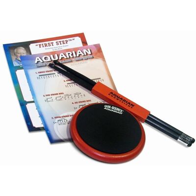AQUARIAN QBP6 pad 6' + pałki + plakat rudimenty AQUARIAN QBP6 pad 6' + pałki + plakat rudimenty