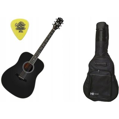 Arrow Silver D Blk Black - Gitara Akustyczna Akcesoria - Set2 Arrow Silver D Blk Black - Gitara Akustyczna Akcesoria - Set2