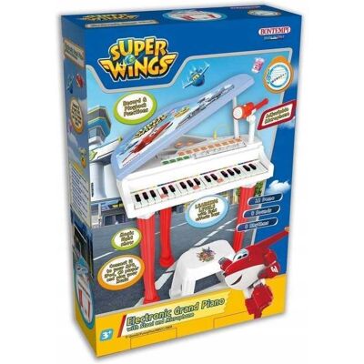 Bontempi Fortepian Elektroniczny Super Wings Z Mikrofonem I Stołkiem Bontempi Fortepian Elektroniczny Super Wings Z Mikrofonem I Stołkiem