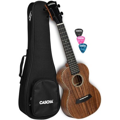 Cascha Hh 2310 Acacia All Solid Ukulele Koncertowe Set Cascha Hh 2310 Acacia All Solid Ukulele Koncertowe Set