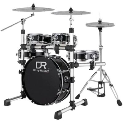 brak danych DIRTY RABBIT TDB-200-Black Przenośny zestaw perkusyjny brak danych DIRTY RABBIT TDB-200-Black Przenośny zestaw perkusyjny