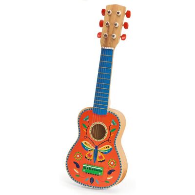 DJECO Gitara 54 cm 6 metalowych strun DJECO Gitara 54 cm 6 metalowych strun