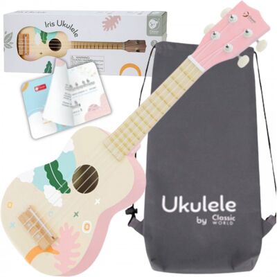 Inny producent Drewniane Gitara Dla Dzieci Różowa Inny producent Drewniane Gitara Dla Dzieci Różowa