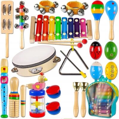 Malle DREWNIANY ZESTAW INSTRUMENTY DLA DZIECI EDUKACYJNE FLET CYMBAŁKI PREZENT Malle DREWNIANY ZESTAW INSTRUMENTY DLA DZIECI EDUKACYJNE FLET CYMBAŁKI PREZENT