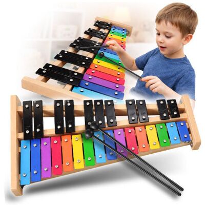 V-Tone Dzwonki chromatyczne 27-tonowe instrument dla dzieci + 2 pałeczki V-Tone Dzwonki chromatyczne 27-tonowe instrument dla dzieci + 2 pałeczki