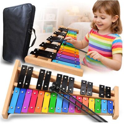 V-Tone Dzwonki chromatyczne 27-tonowe instrument dla dzieci edukacyjny 2 pałeczki do gry V-Tone Dzwonki chromatyczne 27-tonowe instrument dla dzieci edukacyjny 2 pałeczki do gry