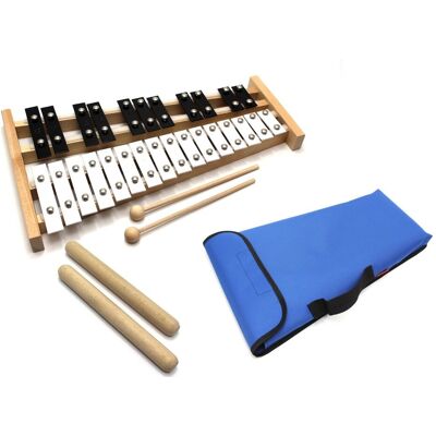 Mat-max Dzwonki chromatyczne cymbałki + niebieski pokrowiec + 2 klawesy CL10 Mat-max Dzwonki chromatyczne cymbałki + niebieski pokrowiec + 2 klawesy CL10