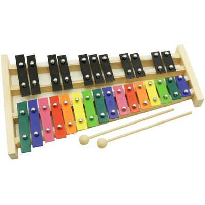 Mat-max Dzwonki chromatyczne Mat Max 27-tonowe kolorowe + 2 pałeczki Mat-max Dzwonki chromatyczne Mat Max 27-tonowe kolorowe + 2 pałeczki