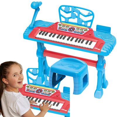 Import ProNice Elektroniczne Pianino Duży Zestaw Mikrofon Krzesełko Fortepian Dla Dzieci Import ProNice Elektroniczne Pianino Duży Zestaw Mikrofon Krzesełko Fortepian Dla Dzieci