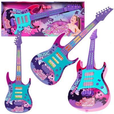 Inny producent Elektryczna Gitara Czterostrunowa Dla Dzieci Efekty Świetlne Pasek Utwory Inny producent Elektryczna Gitara Czterostrunowa Dla Dzieci Efekty Świetlne Pasek Utwory