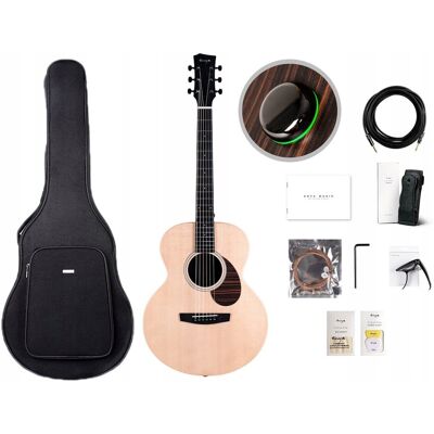 HUIZHOU ENYA MUSICAL INSTRUMENT CO., LTD. ENYA EA-X1 PRO MAX/SP1S Natural gitara elektroakustyczna HPL z efektami HUIZHOU ENYA MUSICAL INSTRUMENT CO., LTD. ENYA EA-X1 PRO MAX/SP1S Natural gitara elektroakustyczna HPL z efektami
