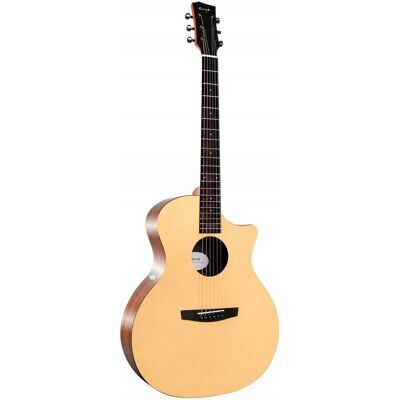 HUIZHOU ENYA MUSICAL INSTRUMENT CO., LTD. ENYA EGA-X0/SP1.EQ Natural gitara elektroakustyczna HPL z efektami Zestaw HUIZHOU ENYA MUSICAL INSTRUMENT CO., LTD. ENYA EGA-X0/SP1.EQ Natural gitara elektroakustyczna HPL z efektami Zestaw