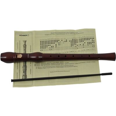 Flet prosty sopran Hohner 9555 drewniany niemiecki Flet prosty sopran Hohner 9555 drewniany niemiecki