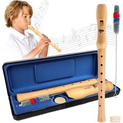 V-Tone FLET SZKOLNY PROSTY INSTRUMENT SOPRANOWY DREWNIANY ZESTAW ETUI POKROWIEC V-Tone FLET SZKOLNY PROSTY INSTRUMENT SOPRANOWY DREWNIANY ZESTAW ETUI POKROWIEC