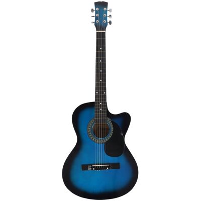 Inny producent Gitara akustyczna Castelo 4/4 Vintage Niebieska od 12 lat dzieci i dorosłych Inny producent Gitara akustyczna Castelo 4/4 Vintage Niebieska od 12 lat dzieci i dorosłych