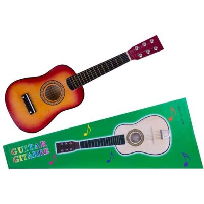 Inny producent Gitara drewniana w pudełku 1000127 Inny producent Gitara drewniana w pudełku 1000127