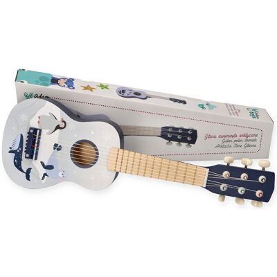 Nefere Gitara Drewniana Zwierzęta Arktyczne Nefere Gitara Drewniana Zwierzęta Arktyczne