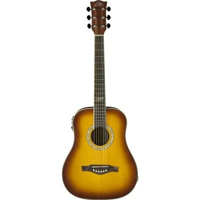 Gitara Elektroakustyczna Eko Tri Mini EQ Honey Burst podróżna Gitara Elektroakustyczna Eko Tri Mini EQ Honey Burst podróżna