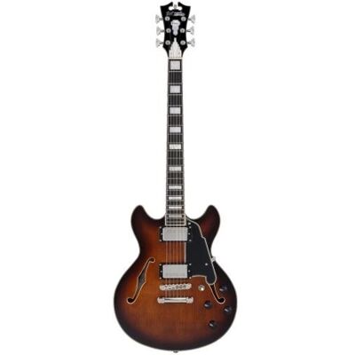 Inny producent Gitara Elektryczna D'Angelico Premier Mini Dc 14 Cali Bolt Buckers Semi Inny producent Gitara Elektryczna D'Angelico Premier Mini Dc 14 Cali Bolt Buckers Semi