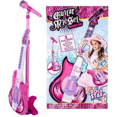Inny producent Gitara Elektryczna Mikrofon Karaoke Dla Dzieci Inny producent Gitara Elektryczna Mikrofon Karaoke Dla Dzieci