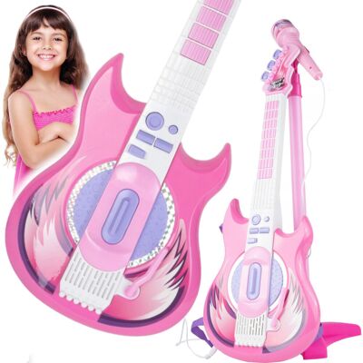 Stator Gitara Elektryczna Mikrofon Karaoke Dla Dzieci U985 Stator Gitara Elektryczna Mikrofon Karaoke Dla Dzieci U985