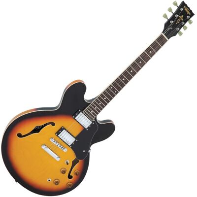 Gitara Elektryczna Semi Hollow Vintage VSA500SB Sunburst Gitara Elektryczna Semi Hollow Vintage VSA500SB Sunburst