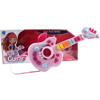 Import ProNice Gitara Interaktywna Dla Dzieci Efekty Świetlne Dźwiękowe Instrument Import ProNice Gitara Interaktywna Dla Dzieci Efekty Świetlne Dźwiękowe Instrument