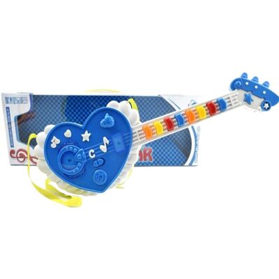 Import ProNice Gitara Interaktywna Dla Dzieci Instrument Muzyczny Serce Efekty Świetlne Import ProNice Gitara Interaktywna Dla Dzieci Instrument Muzyczny Serce Efekty Świetlne