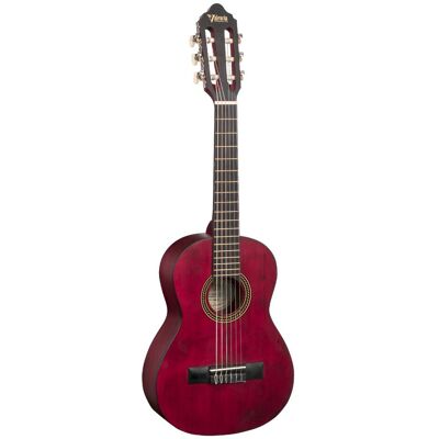 Gitara Klasyczna 1/4 Valencia VC201TWR dla dzieci czerwona Gitara Klasyczna 1/4 Valencia VC201TWR dla dzieci czerwona