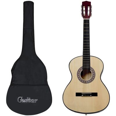 VidaXL Gitara klasyczna dla początkujących, 3/4, 36', z pokrowcem VidaXL Gitara klasyczna dla początkujących, 3/4, 36', z pokrowcem