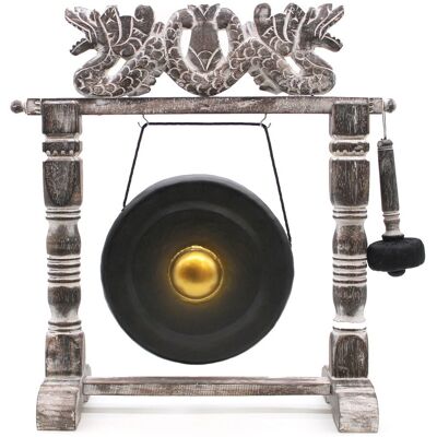Phoenix Gong na Stojaku mały - 25 cm - Czarny Phoenix Gong na Stojaku mały - 25 cm - Czarny