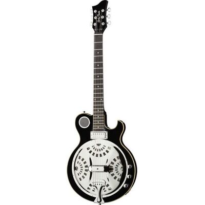 Harley Benton Custom Line ResoKing Czarna Gitara Elektryczna Rezonansowa Harley Benton Custom Line ResoKing Czarna Gitara Elektryczna Rezonansowa
