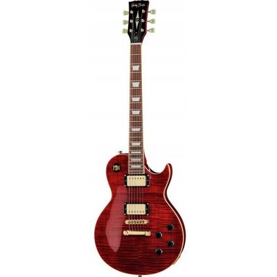 Harley Benton SC-550 II Gitara Elektryczna Deluxe Black Cherry Flame Harley Benton SC-550 II Gitara Elektryczna Deluxe Black Cherry Flame
