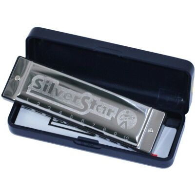 Harmonijka ustna HOHNER SILVER STAR Tonacja G Harmonijka ustna HOHNER SILVER STAR Tonacja G