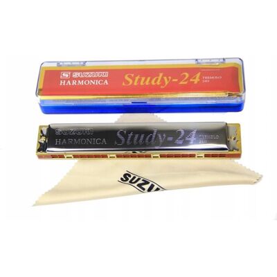 Harmonijka Ustna Suzuki Study 24 Tremolo C Harmonijka Ustna Suzuki Study 24 Tremolo C