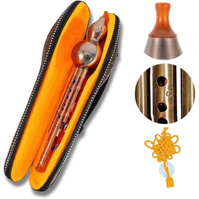 Kazoo Polska HULUSI - chiński flet etniczny w tonacji C, tradycyjny instrument + etui Kazoo Polska HULUSI - chiński flet etniczny w tonacji C, tradycyjny instrument + etui