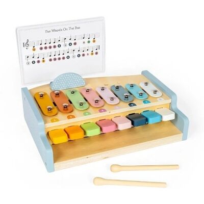 Inny producent Instrument muzyczny dla dzieci 2w1 Ksylofon i Pianino BigJigs Inny producent Instrument muzyczny dla dzieci 2w1 Ksylofon i Pianino BigJigs