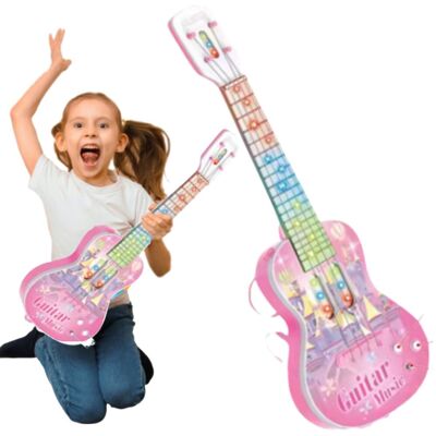 Inny producent Interaktywna Gitara Dla Dzieci Świecąca Ukulele Zabawkowy Instrument Muzyczny Inny producent Interaktywna Gitara Dla Dzieci Świecąca Ukulele Zabawkowy Instrument Muzyczny
