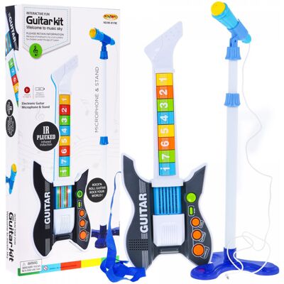 Inny producent INTERAKTYWNA GITARA DLA DZIECI Z MIKROFONEM I ŚWIATŁEM Inny producent INTERAKTYWNA GITARA DLA DZIECI Z MIKROFONEM I ŚWIATŁEM