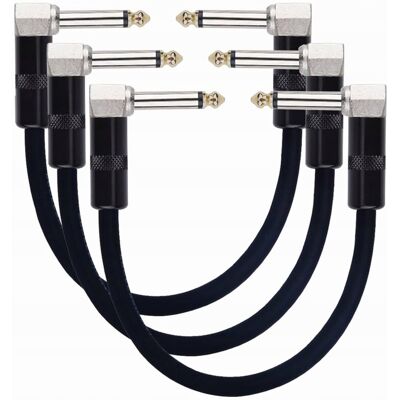 Inny producent Kabel 15cm 3szt Krosowy Mono Do Gitary Bassowej Efektow Nieplatacy Inny producent Kabel 15cm 3szt Krosowy Mono Do Gitary Bassowej Efektow Nieplatacy