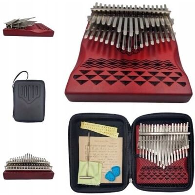 Kazoo Polska Kalimba 34 tony ETNO chromatyczna etui, kazoo, młoteczek - kciukowe pianino Kazoo Polska Kalimba 34 tony ETNO chromatyczna etui, kazoo, młoteczek - kciukowe pianino